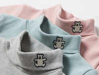 Παιδική χειμερινή μπλούζα για κορίτσια - με κέντημα