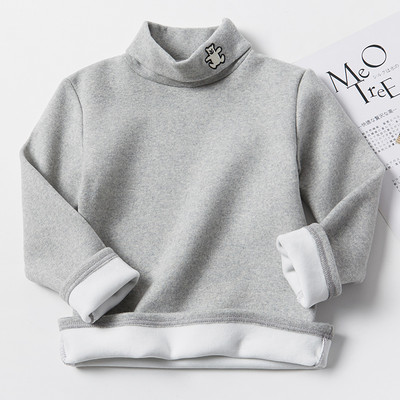 Παιδική χειμερινή μπλούζα για κορίτσια - με κέντημα