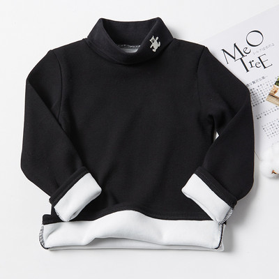 Παιδική χειμερινή μπλούζα για κορίτσια - με κέντημα