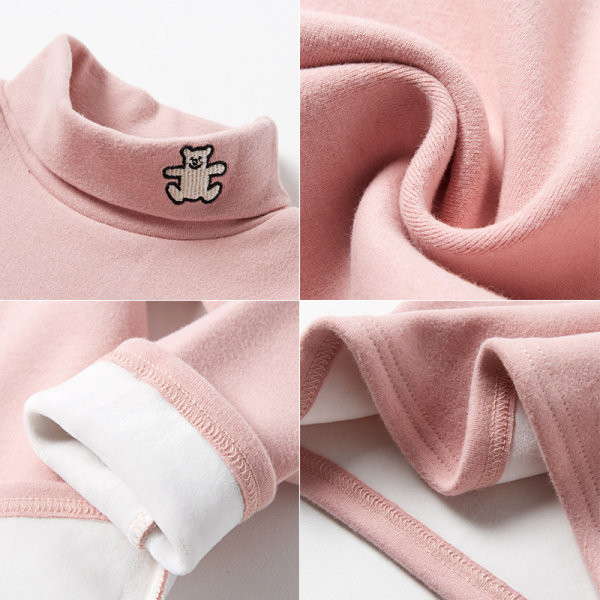 Παιδική χειμερινή μπλούζα για κορίτσια - με κέντημα