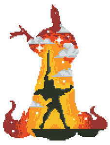 Evil Characters 1 Counted Cross Stitch 11CT 14CT 18CT DIY Cross Stitch Kits Κέντημα σετ κεντήματα