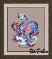 νεροχρωμα στυλ πολης κιτ σταυροκεντηματος Craft Christmas Cross Stich Set NO Hoop Counted DIY Kit Cross Stitch Painting