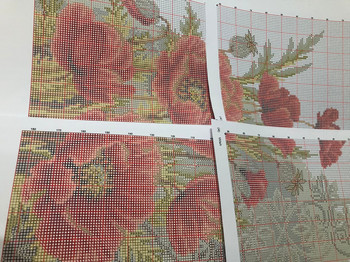 νεροχρωμα στυλ πολης κιτ σταυροκεντηματος Craft Christmas Cross Stich Set NO Hoop Counted DIY Kit Cross Stitch Painting
