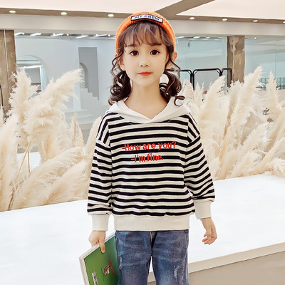 Παιδική μπλούζα απλικέ με κουκούλα για κορίτσια