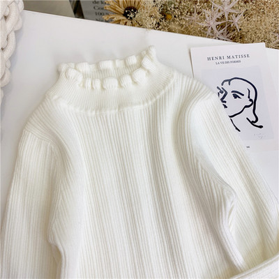 Bluză pentru copii cu guler înalt pentru fete