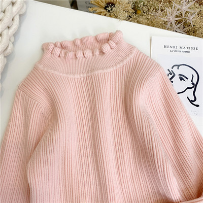 Bluză pentru copii cu guler înalt pentru fete