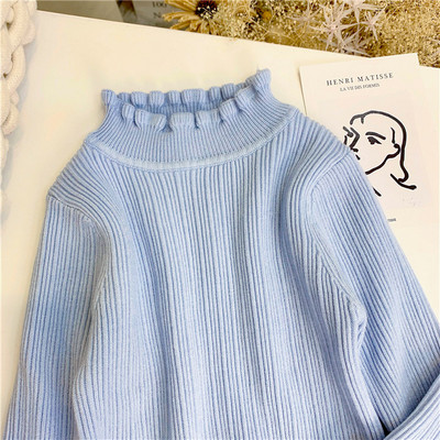 Bluză pentru copii cu guler înalt pentru fete