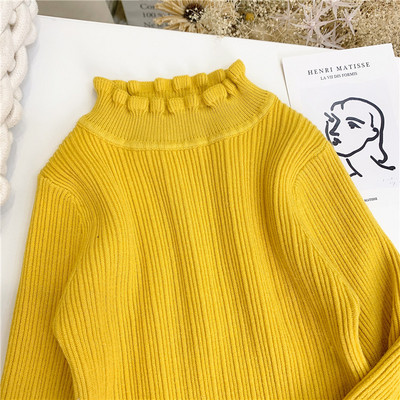 Bluză pentru copii cu guler înalt pentru fete