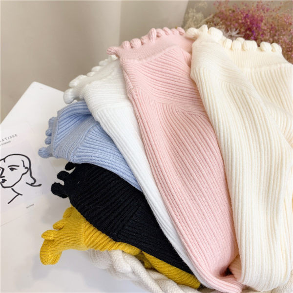 Bluză pentru copii cu guler înalt pentru fete