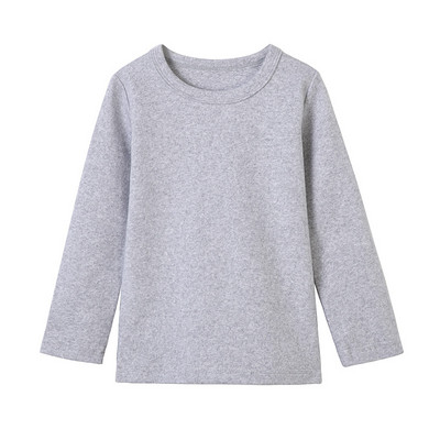 Laste vabaaja ümara kaelusega pluus