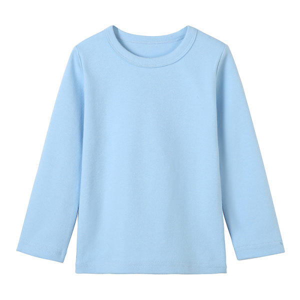 Laste vabaaja ümara kaelusega pluus