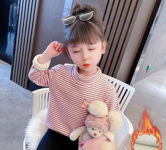 Casual παιδική μπλούζα με ριγέ πόλο γιακά