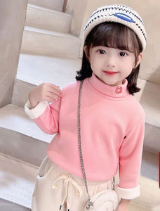 Μόδα παιδική μπλούζα με γιακά πόλο για κορίτσια