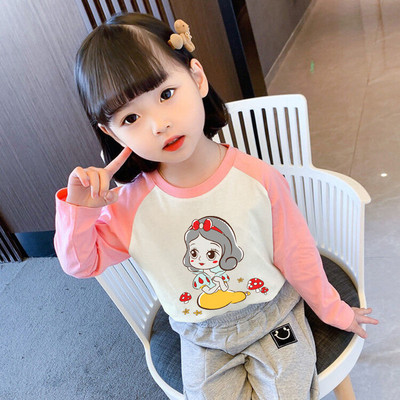 Παιδική casual εμπριμέ μπλούζα για κορίτσια