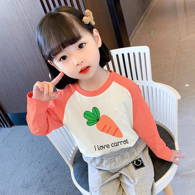 Παιδική casual εμπριμέ μπλούζα για κορίτσια