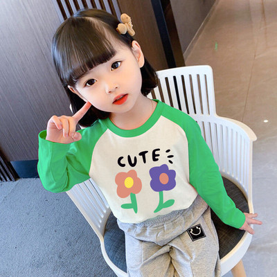 Παιδική casual εμπριμέ μπλούζα για κορίτσια