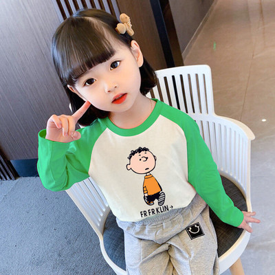 Παιδική casual εμπριμέ μπλούζα για κορίτσια