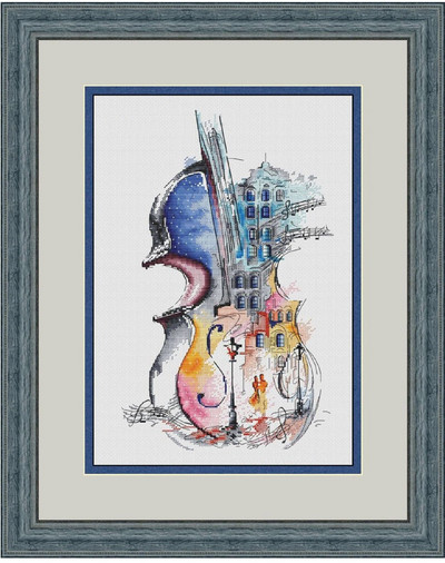 ZZ1056 Διακόσμηση Διακόσμηση σπιτιού Νέα άφιξη Homfun Craft Σετ Χριστουγεννιάτικου Σταυρού Stich NO Hoop Counted DIY Kit Cross Stitch Painting