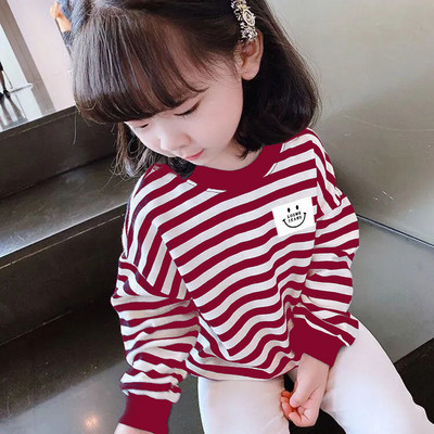 Casual παιδική μπλούζα με στρογγυλή λαιμόκοψη και μακριά μανίκια