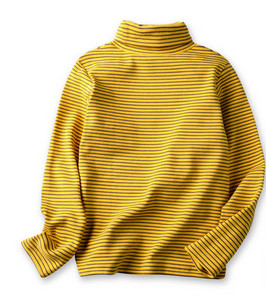 Παιδική ριγέ μπλούζα με ψηλό γιακά πόλο