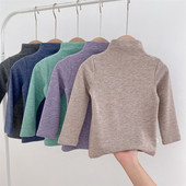 Μοντέρνα παιδική μπλούζα με ψηλό γιακά