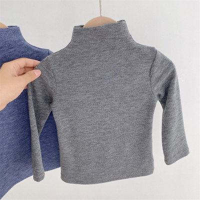 Μοντέρνα παιδική μπλούζα με ψηλό γιακά