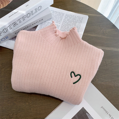 Laste tikandiga triibuline pluus tüdrukutele