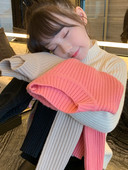 Tüdrukute sügis-talvine polokraega pluus