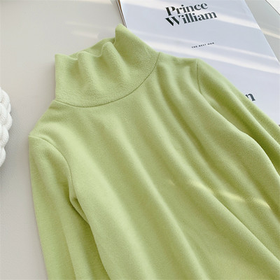 Παιδική διάφανη μπλούζα με ψηλό γιακά για κορίτσια