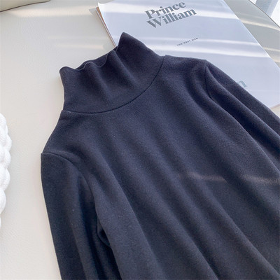 Παιδική διάφανη μπλούζα με ψηλό γιακά για κορίτσια