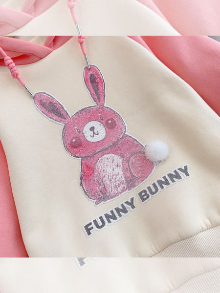 Lihtne laste kapuutsiga pluus tüdrukutele