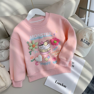 Praegune 3D-efektiga lastepluus tüdrukutele