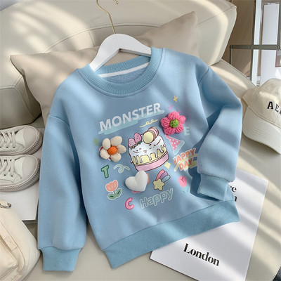 Praegune 3D-efektiga lastepluus tüdrukutele