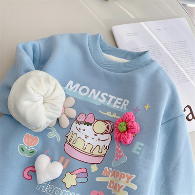 Praegune 3D-efektiga lastepluus tüdrukutele