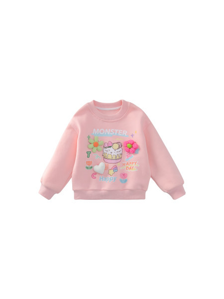 Praegune 3D-efektiga lastepluus tüdrukutele