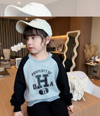 Παιδική casual εμπριμέ μπλούζα για κορίτσια