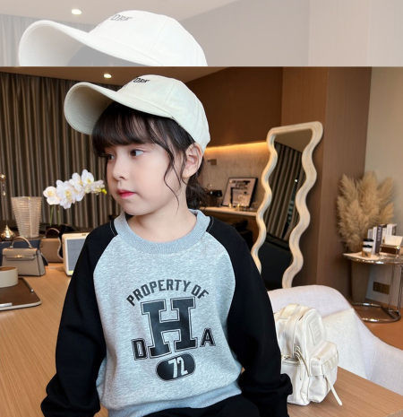 Παιδική casual εμπριμέ μπλούζα για κορίτσια