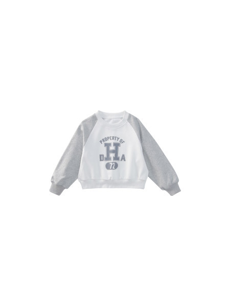 Παιδική casual εμπριμέ μπλούζα για κορίτσια