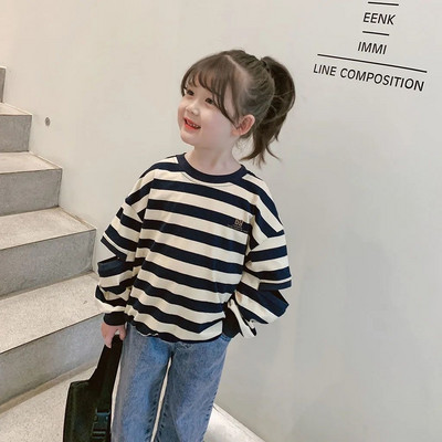 Παιδική casual στρογγυλή μπλούζα