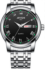 Hõbedase ja kuldse värviga naiste käekell