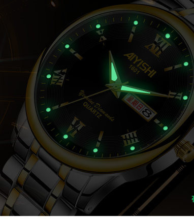 Hõbedase ja kuldse värviga naiste käekell