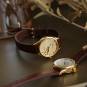 Ceas de dama cu curea din piele