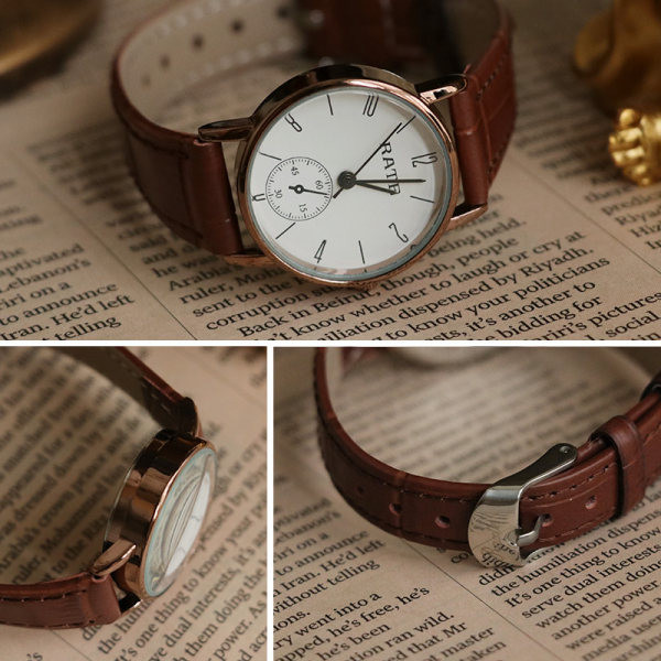 Ženski sat - sa kožnim remenom