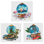 Stebuklingi krištolinio rutulio raštai Suskaičiuoti kryžminio dygsnio 11CT 14CT 18CT 16CT „pasidaryk pats“ kiniškų siuvinėjimo kryželiu rinkiniai Siuvinėjimo rankdarbių rinkiniai