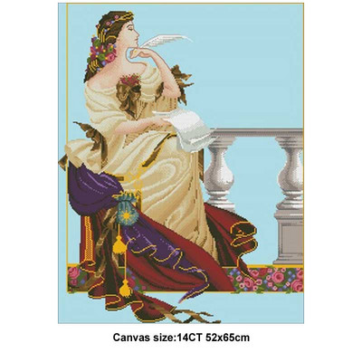 Fairy angel 3 μοτίβα Counted Cross Stitch 14CT DIY χονδρική Κιτ Κινέζικη Σταυροβελονιά Σετ κεντήματα κεντήματος