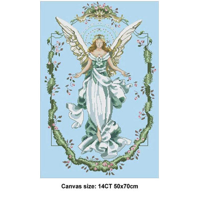 Fairy angel 3 μοτίβα Counted Cross Stitch 14CT DIY χονδρική Κιτ Κινέζικη Σταυροβελονιά Σετ κεντήματα κεντήματος