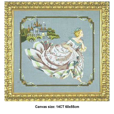 Fairy angel 3 μοτίβα Counted Cross Stitch 14CT DIY χονδρική Κιτ Κινέζικη Σταυροβελονιά Σετ κεντήματα κεντήματος