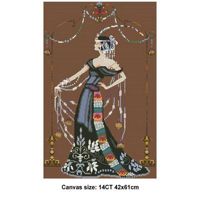 Fairy angel 3 μοτίβα Counted Cross Stitch 14CT DIY χονδρική Κιτ Κινέζικη Σταυροβελονιά Σετ κεντήματα κεντήματος