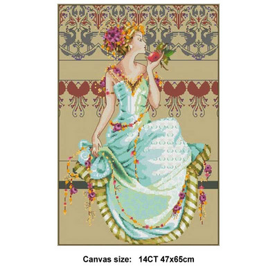 Fairy angel 3 μοτίβα Counted Cross Stitch 14CT DIY χονδρική Κιτ Κινέζικη Σταυροβελονιά Σετ κεντήματα κεντήματος
