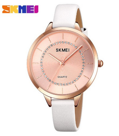 Γυναικείο ρολόι με στρογγυλό σχήμα - πολλά χρώματα